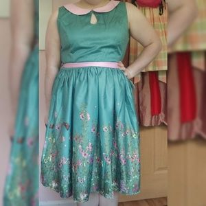 Green Swing Dress